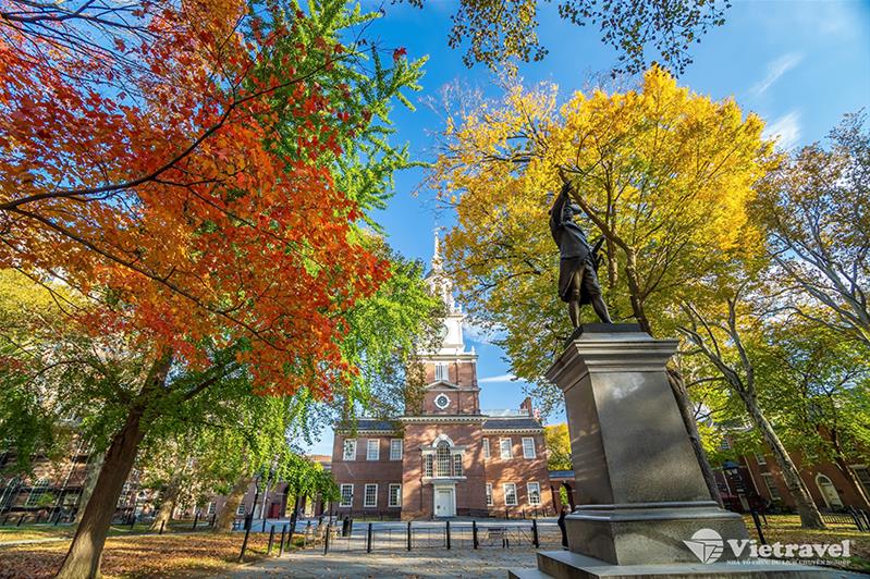 NEW YORK – PHILADELPHIA – WASHINGTON                          	(Ăn ba bữa)